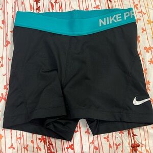 Nike pro spandex shorts
